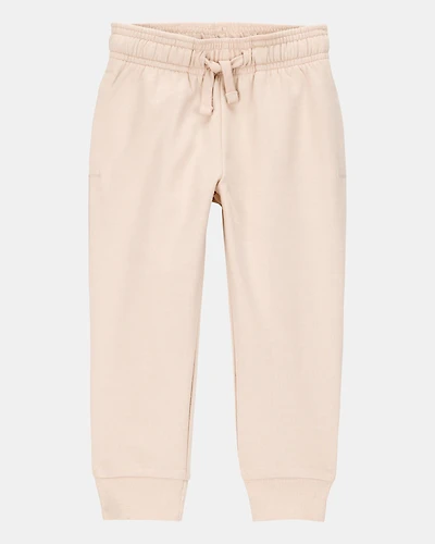 Toddler Boy Pull-On Drawstring Joggers - Khaki