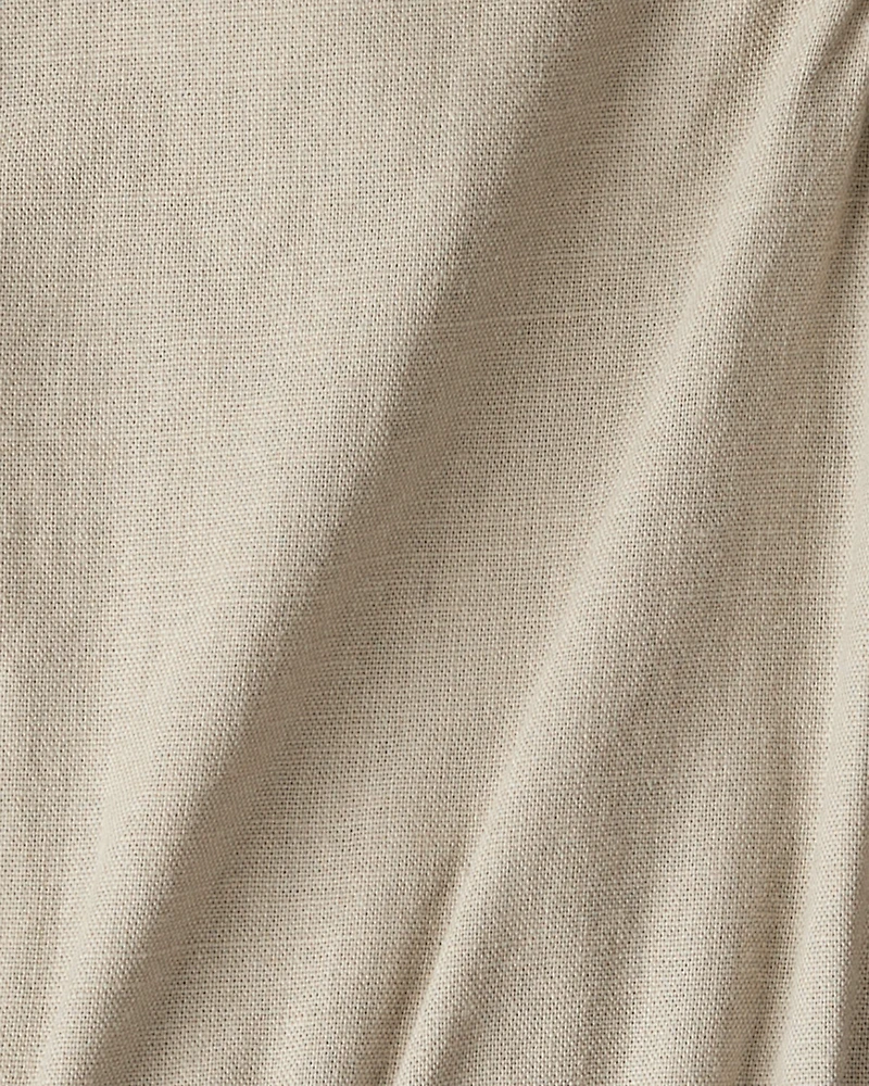 Toddler Romper Made With Organic Cotton Linen