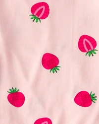 Toddler Girl Strawberry PurelySoft 2-Piece Pajama Set - Pink