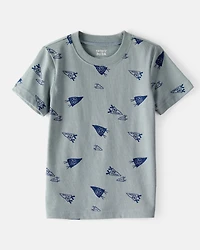 Toddler Boy Varsity Print Short-Sleeve Tee - Grey