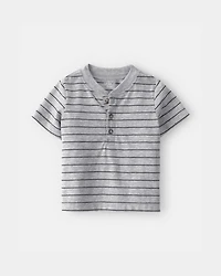 Baby Boy 3-Dinosaur Outfit Set - Grey/White