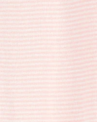 Baby Girl 2-Pack 2-Way Zip Cotton Sleep & Play Pajamas - White/Pink