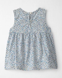 Toddler Girl 2-Pack Organic Cotton Knit Tanks in Meadow Bloom