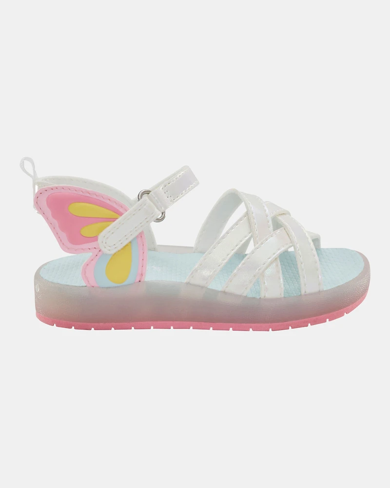 Toddler Butterfly Light-Up Sandal