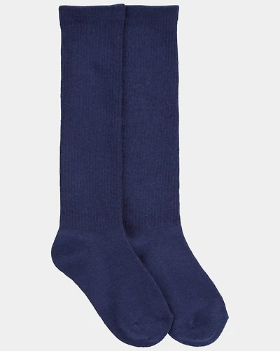 Kid 2-Pack Knee High Socks - Navy