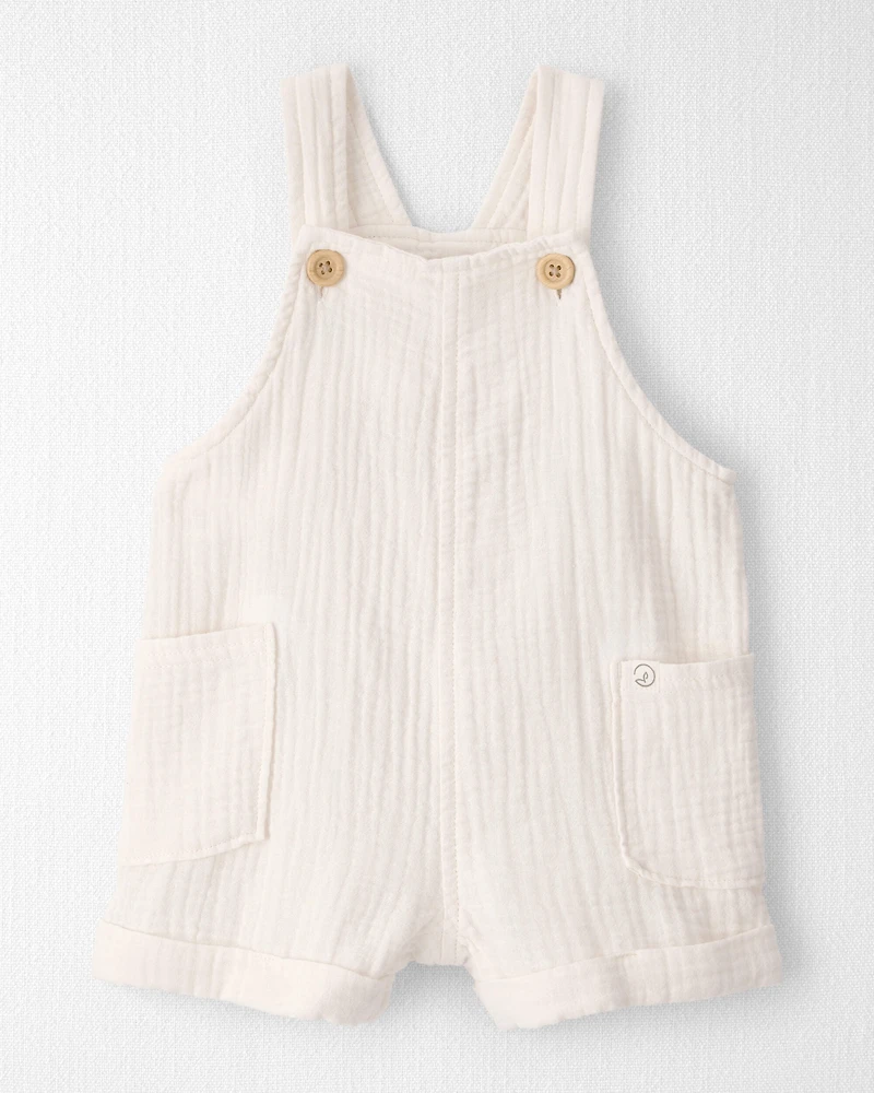 Baby Organic Cotton Gauze Shortalls