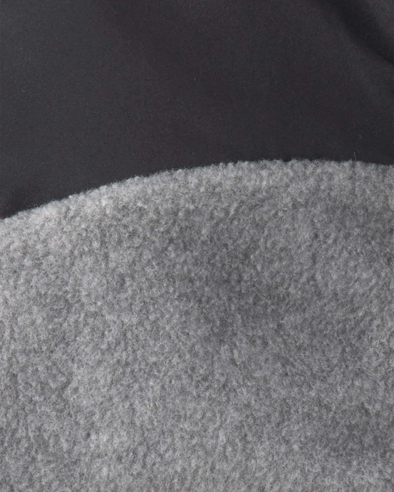 Toddler Boy Long-Sleeve Zip-Up Jacket - Grey/Black