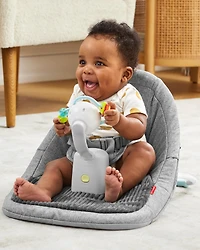 Silver Lining Cloud Upright Activity Floor Seat - Grey