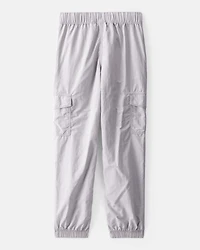 Girls Woven Joggers - Gray
