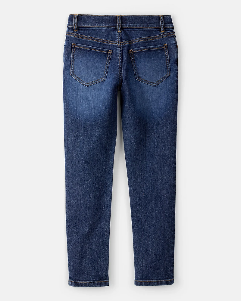 Girls Denim Skinny Jeans - Blue