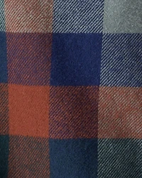 Baby Boy Plaid Long-Sleeve Button-Down Bodysuit