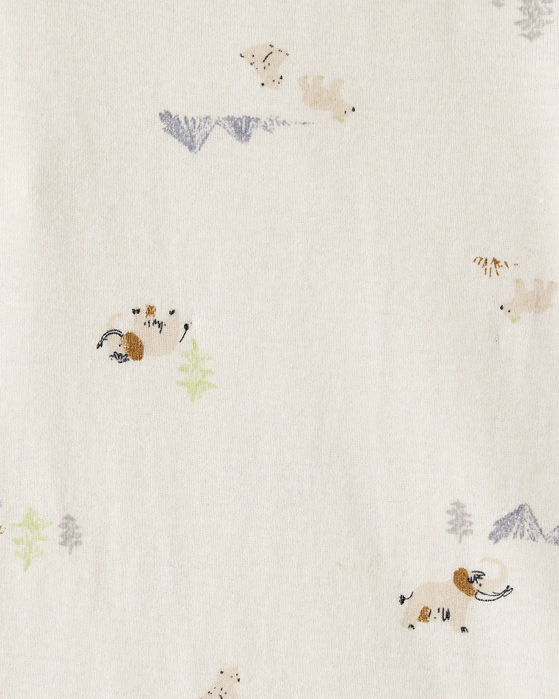 Baby Boy 10-Pack Animals Multipack Bodysuits - Blue/White/Navy/Brown