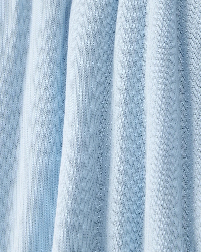 Baby Solid PurelySoft Footie 1-Piece Pajamas - Blue