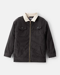 Boys Corduroy Barn Jacket - Black
