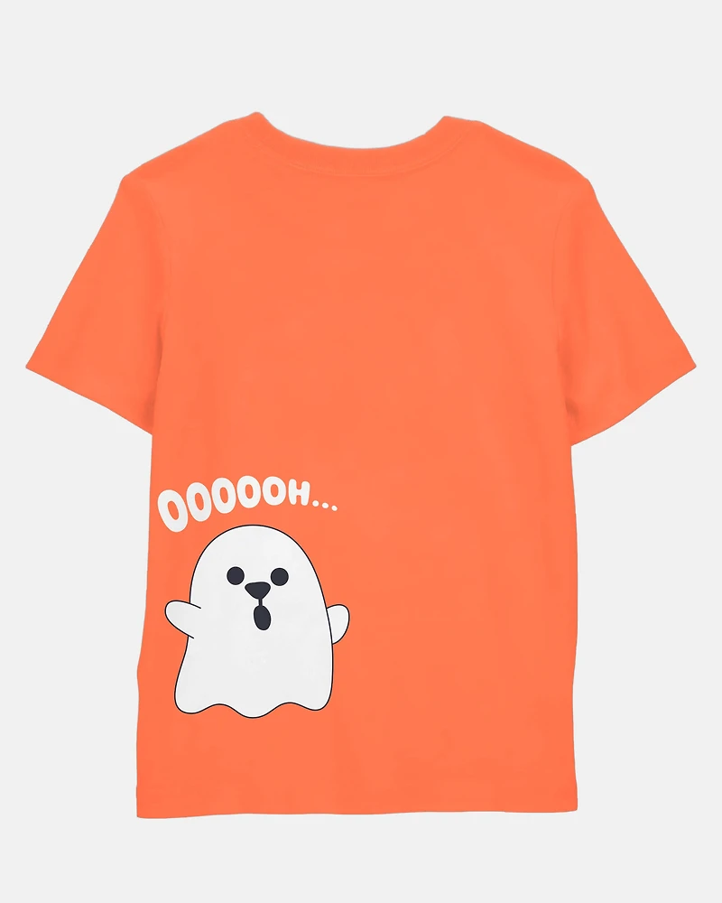 Toddler Boy Halloween Bluey Short-Sleeve Graphic Tee - Orange