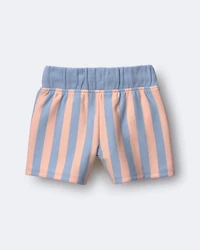 Toddler City Park™ Short in Stripes - Blue/Pink