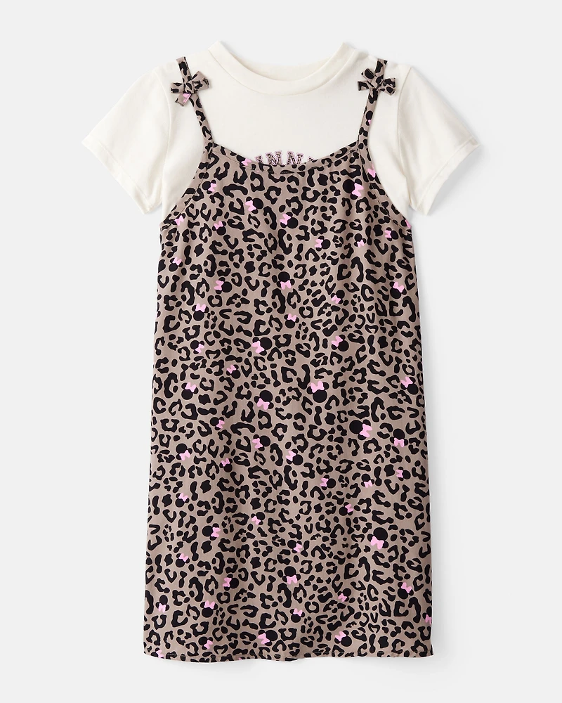 Girls 2-Piece Minnie Mouse Tee & Dress Set