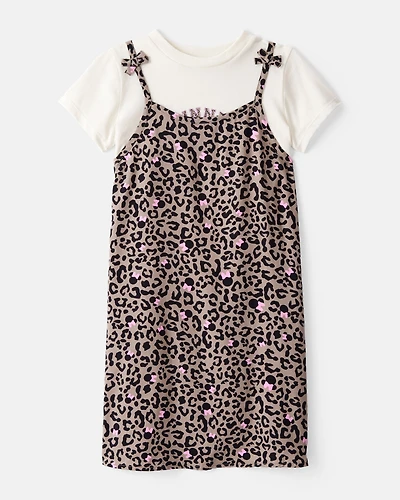 Girls 2-Piece Minnie Mouse Tee & Dress Set