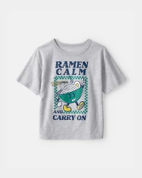 Boys Ramen Graphic Tee - Grey