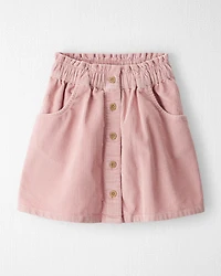 Girls Organic Cotton Corduroy Skirt