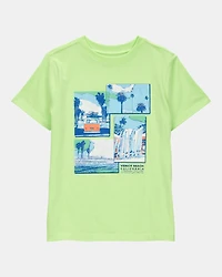 Boys Venice Beach Graphic Tee - Green