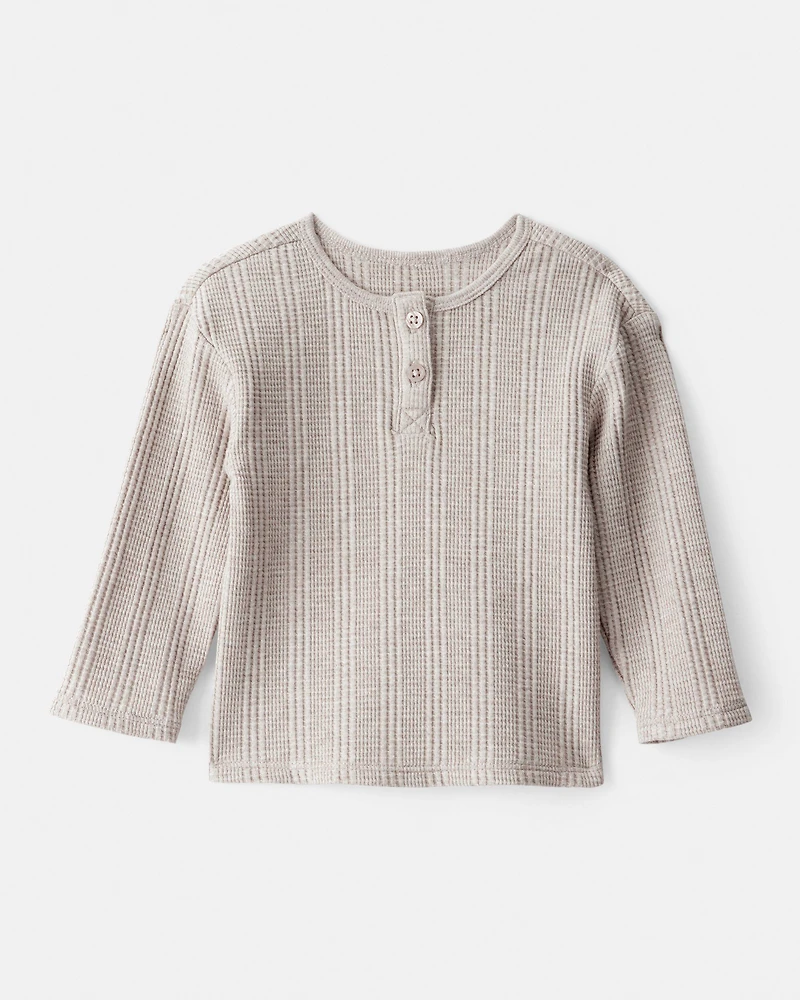 Baby Girl Long-Sleeve Top - Cream