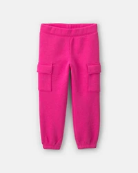 Toddler Girl Heart Fleece Hoodie & Pant Set - Pink