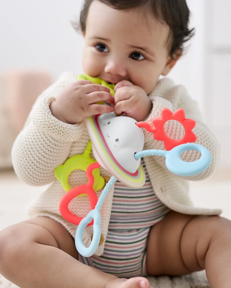Silver Lining Cloud Pull & Play Baby Sensory Toy