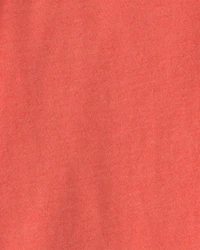 Toddler Solid Pocket T-Shirt - Orange