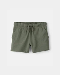 Baby Boy French Terry Shorts - Green