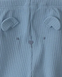 Baby Boy 3-Piece Dog Bodysuit & Pant Set - Blue/Grey