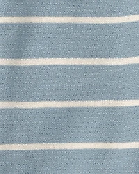 Toddler 2-Piece Organic Cotton Top & Short Set in Stripes