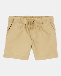 Baby 2-Pack Pull-On Poplin Shorts