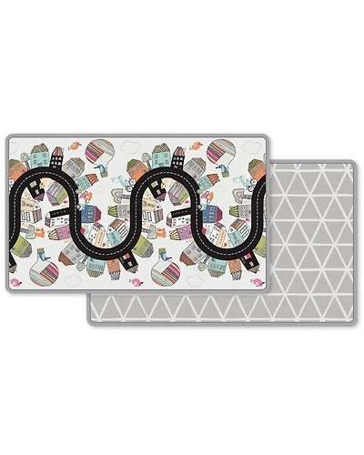 Doubleplay Reversible Playmat - Vibrant Village