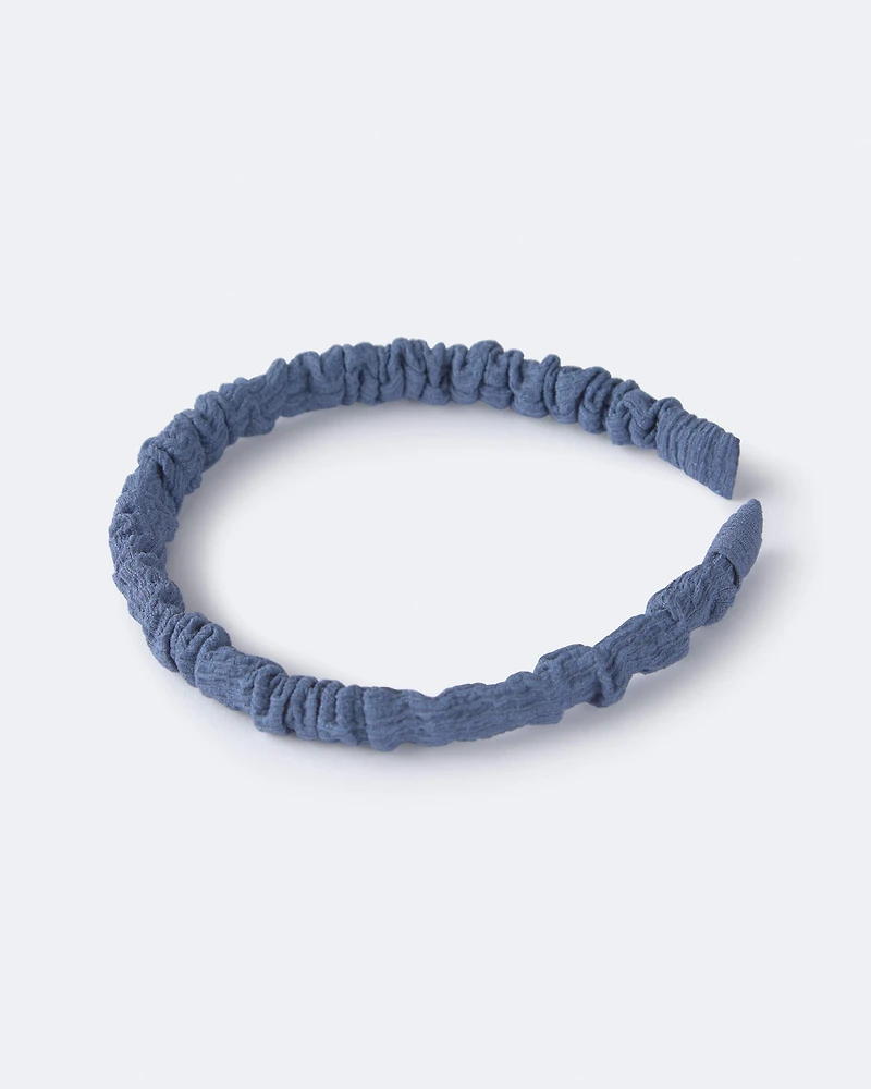 Toddler Girl 3-Pack Headbands - Blue/Yellow/Purple