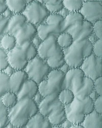 Girls Flowers Long-Sleeve Midweight Quilted Jacket - Green