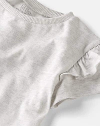 Toddler Girl 3-Pack Organic Cotton Flutter T-Shirts