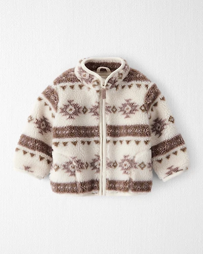 Baby Recycled Southwestern Sherpa Jacket