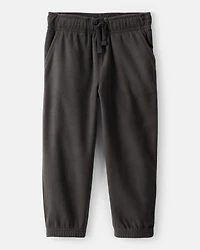 Toddler Boy Fleece Joggers - Black