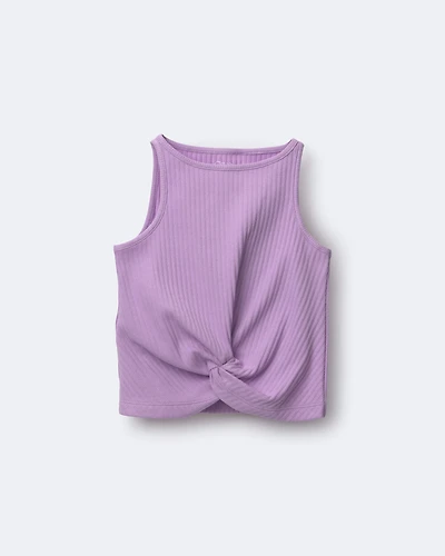 Toddler Girl Tie-Front Tank - Purple