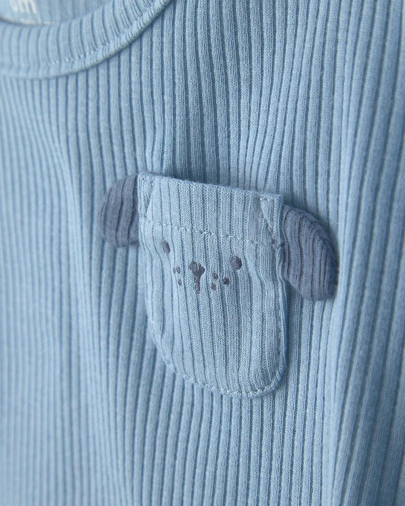 Baby Boy 2-Pack Dog Short-Sleeve Rompers - Blue