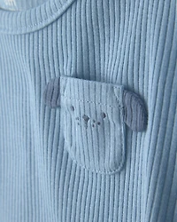 Baby Boy 2-Pack Dog Short-Sleeve Rompers - Blue