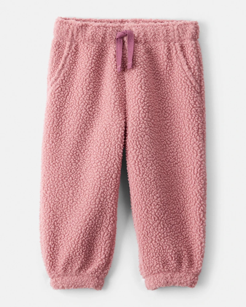 Baby Girl Cozy Jogger Pant - Pink