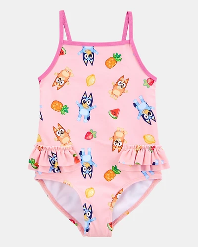 Toddler Girl Bluey™ 1-Piece Swimsuit - Pink