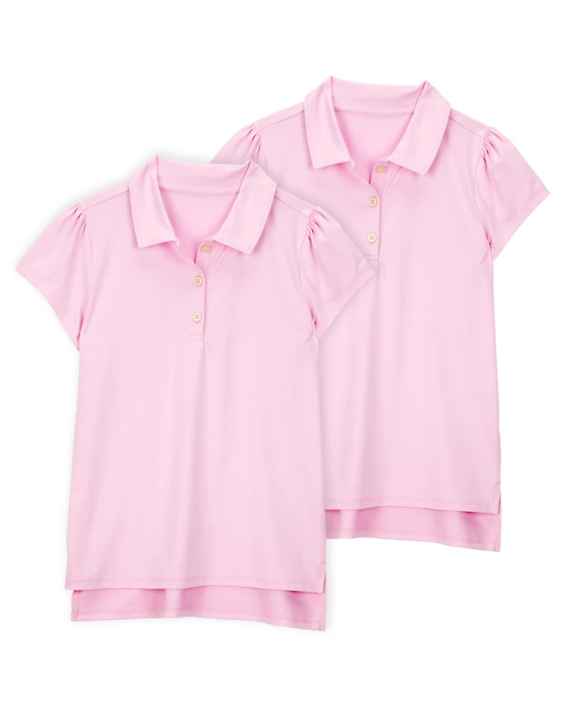 Kid -Pack Active Uniform Polo Shirts in Moisture Wicking BeCool™ Fabric
