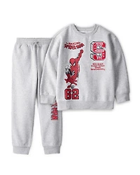 Boys 2-Piece ©Marvel Spider-Man Pullover Sweatshirt & Joggers Set - Grey