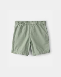 Boys Canvas Shorts - Green