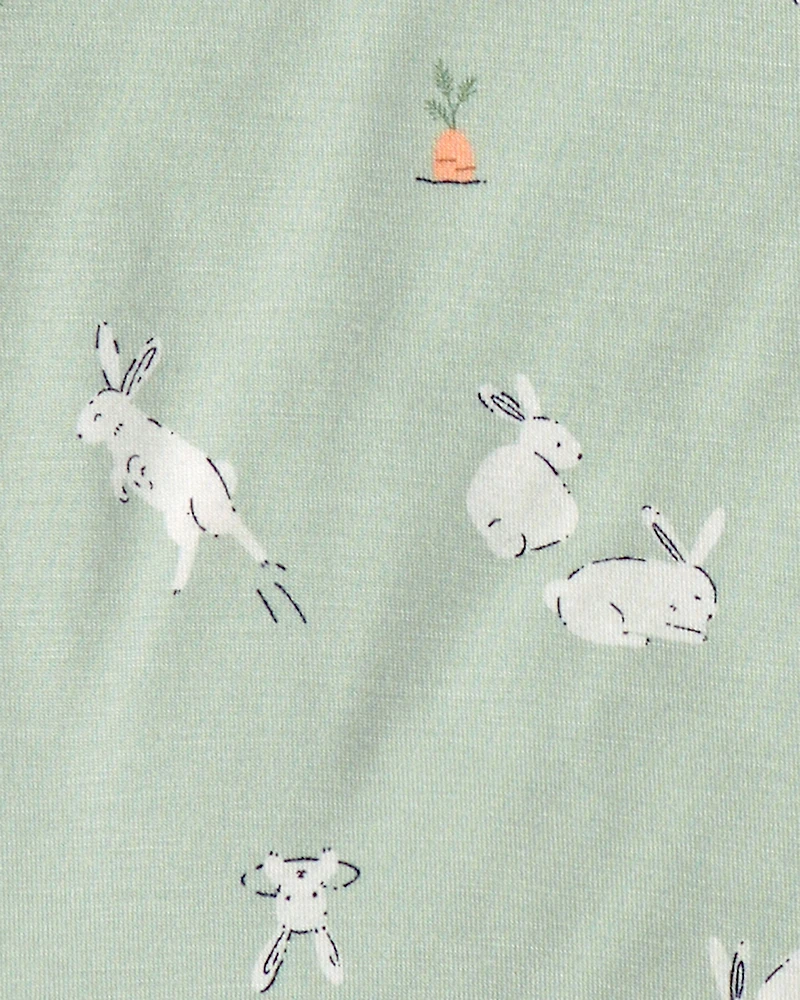 Toddler Easter Bunny PurelySoft 2-Piece Pajama Set - Green