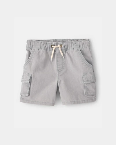 Toddler Boy Cargo Shorts - Grey