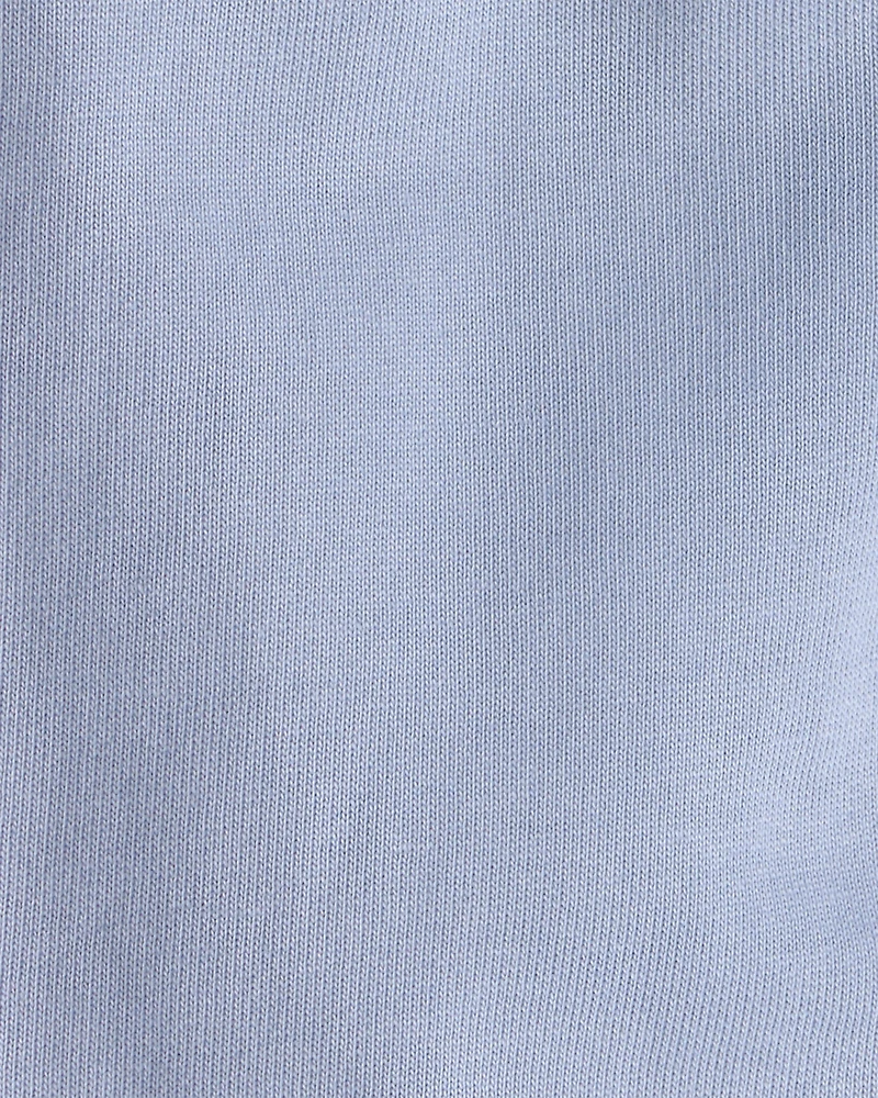 Baby Drawstring Knit Joggers - Blue